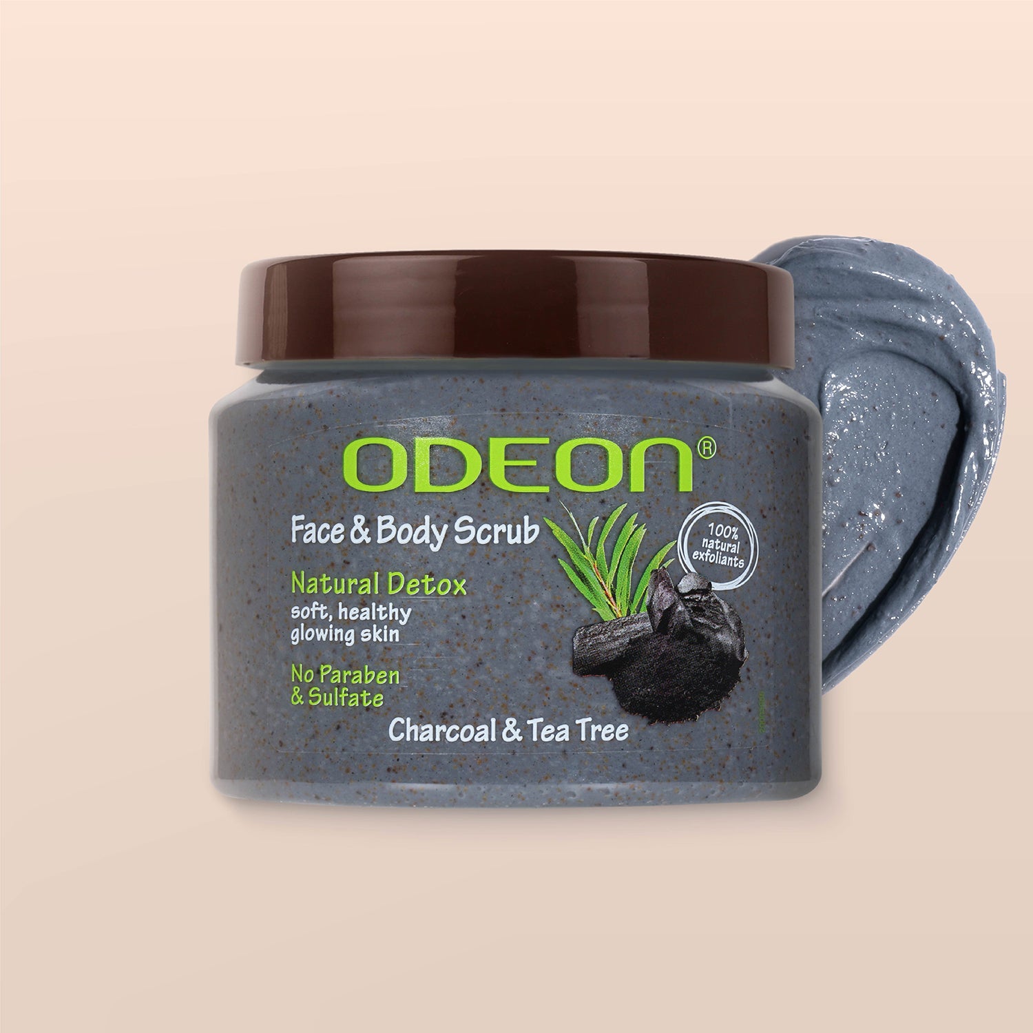 Charcoal & Tea Tree Scrub - 300 ml