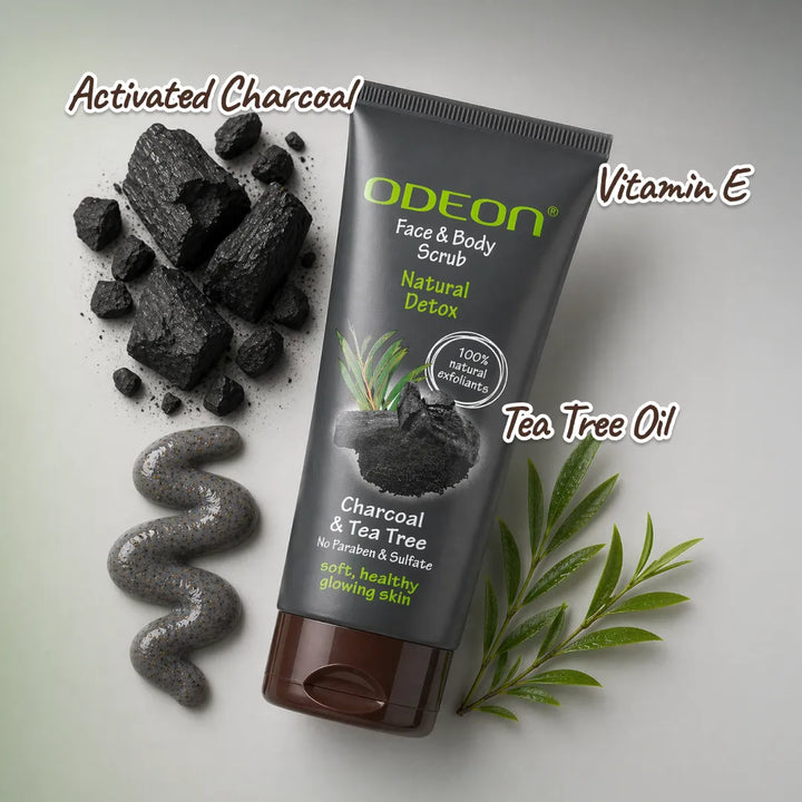Charcoal & Tea Tree Face Scrub