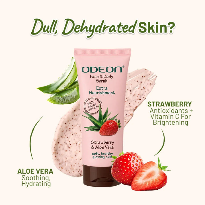 Strawberry & Aloe Vera Face Scrub