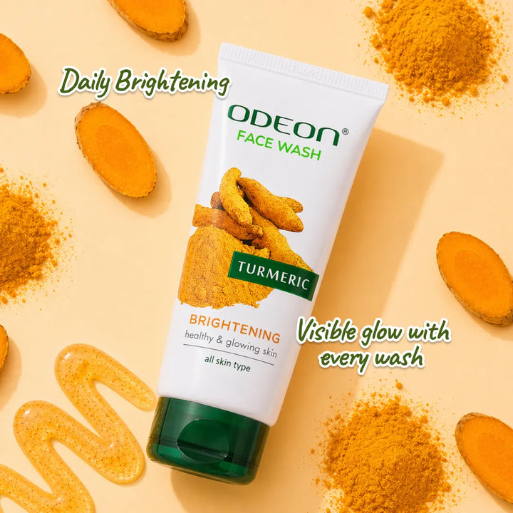 Turmeric Face Wash for Bright & Clear Skin | Gentle Daily Facial Cleanser