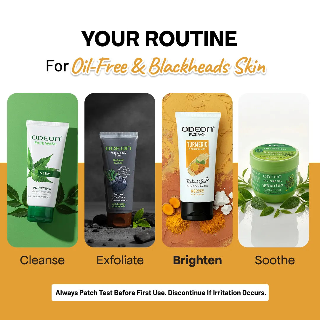 Turmeric & Mineral Clay + Niacinamide  Face Pack – Oil-Free & Visibly Brighter Skin