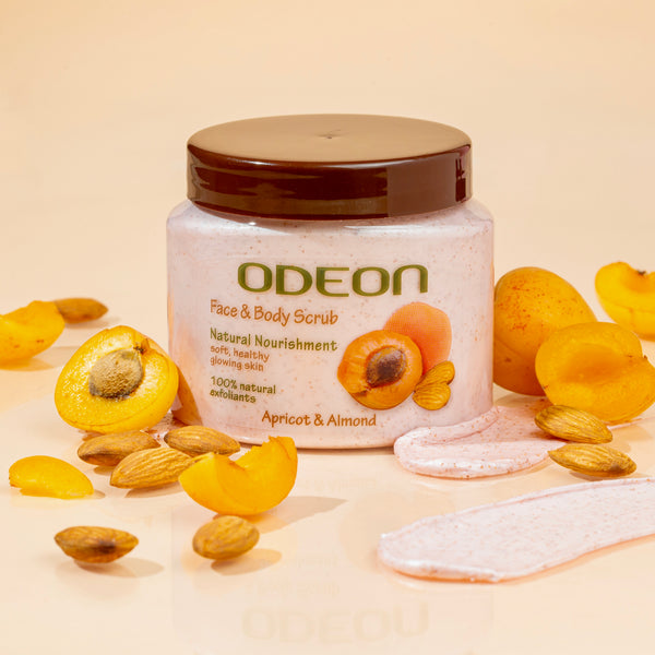 Odeon Apricot & Almond Face & Body Scrub 300ml
