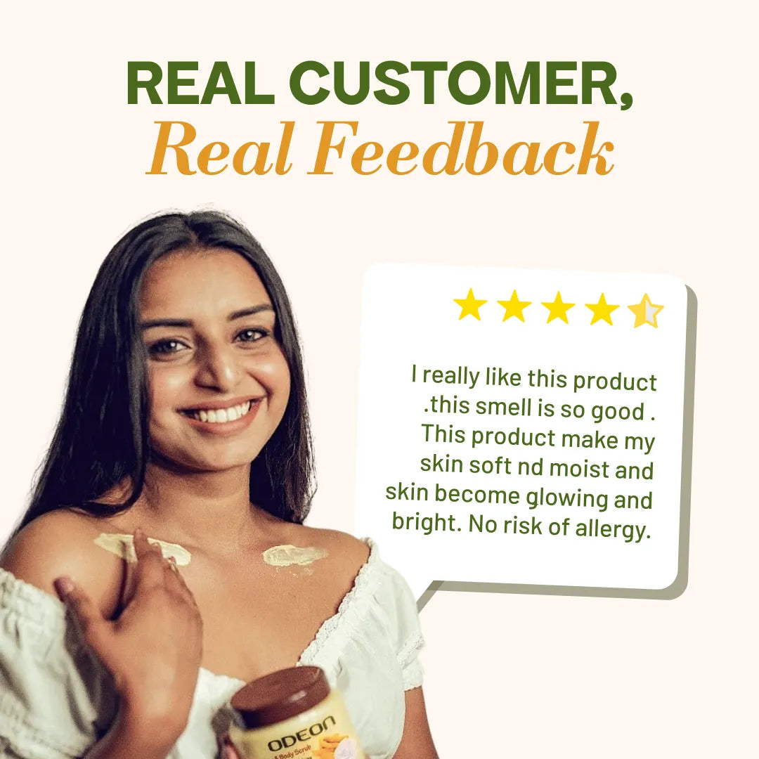 Turmeric Body Care Kit – Body Wash + Body Scrub for Tan Removal