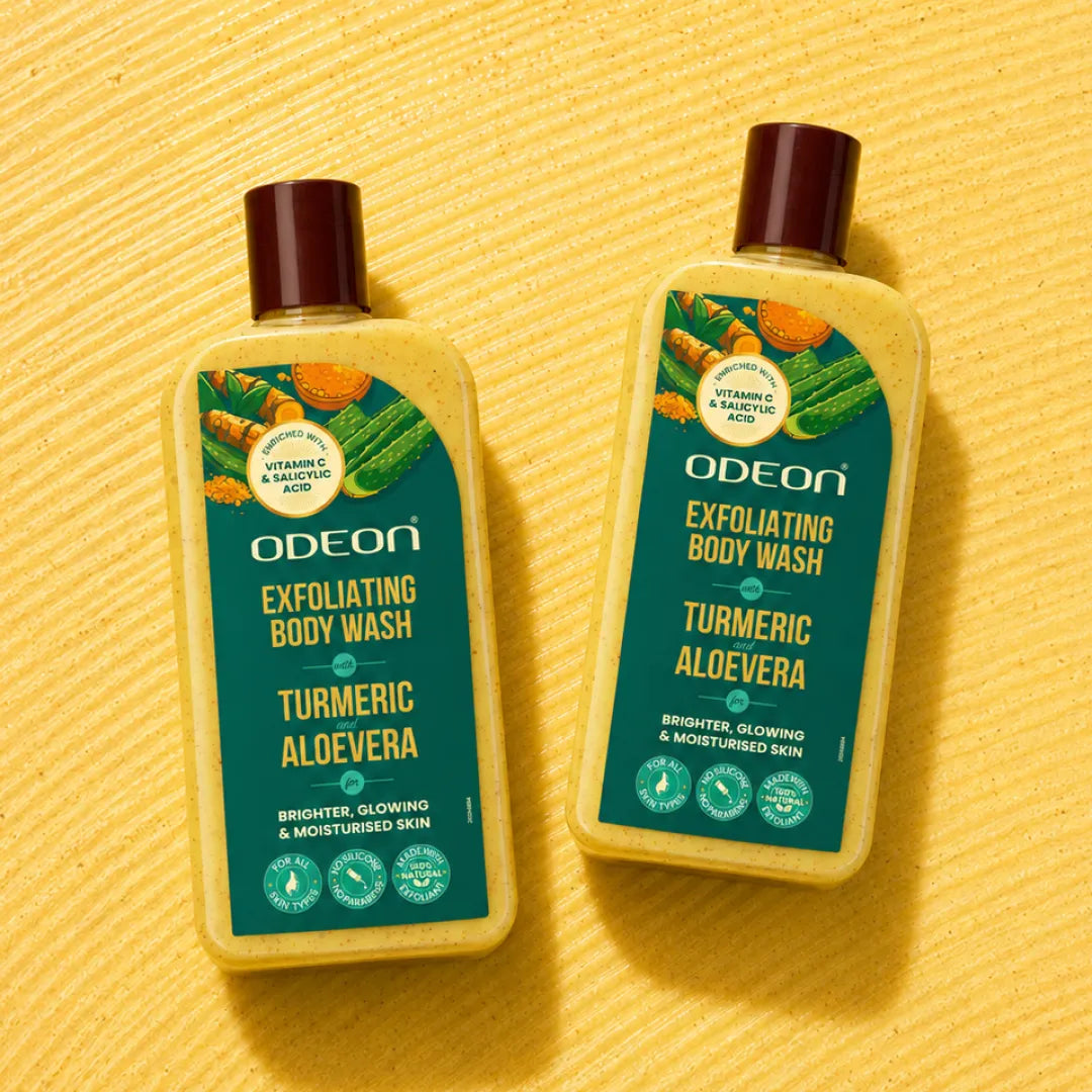 Turmeric & Aloe Vera 2-1 Exfoliating Body Wash for Tan Removal