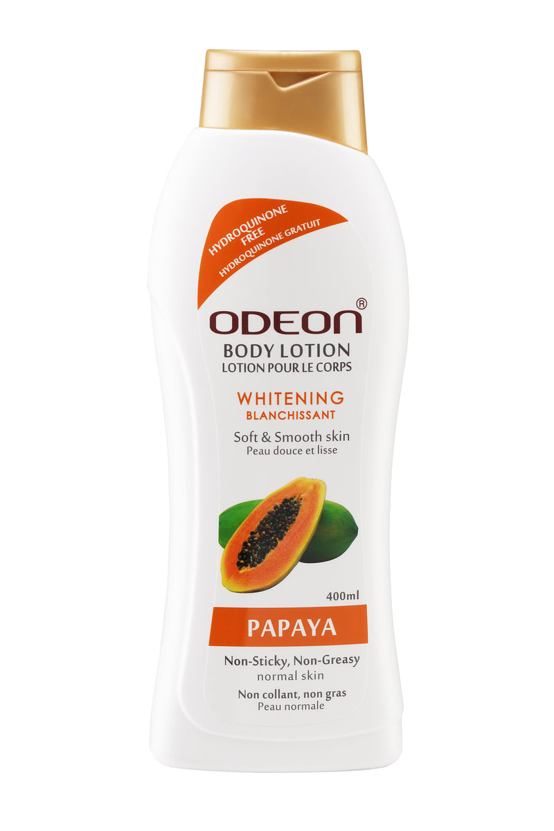 ODEON Whitening Papaya Body Lotion Bottle 400ml