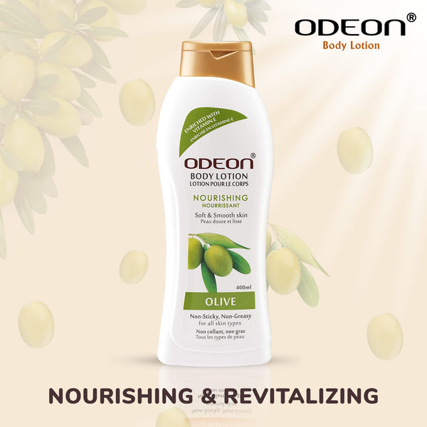 ODEON Nourishing Olive Body Lotion Bottle 400ml
