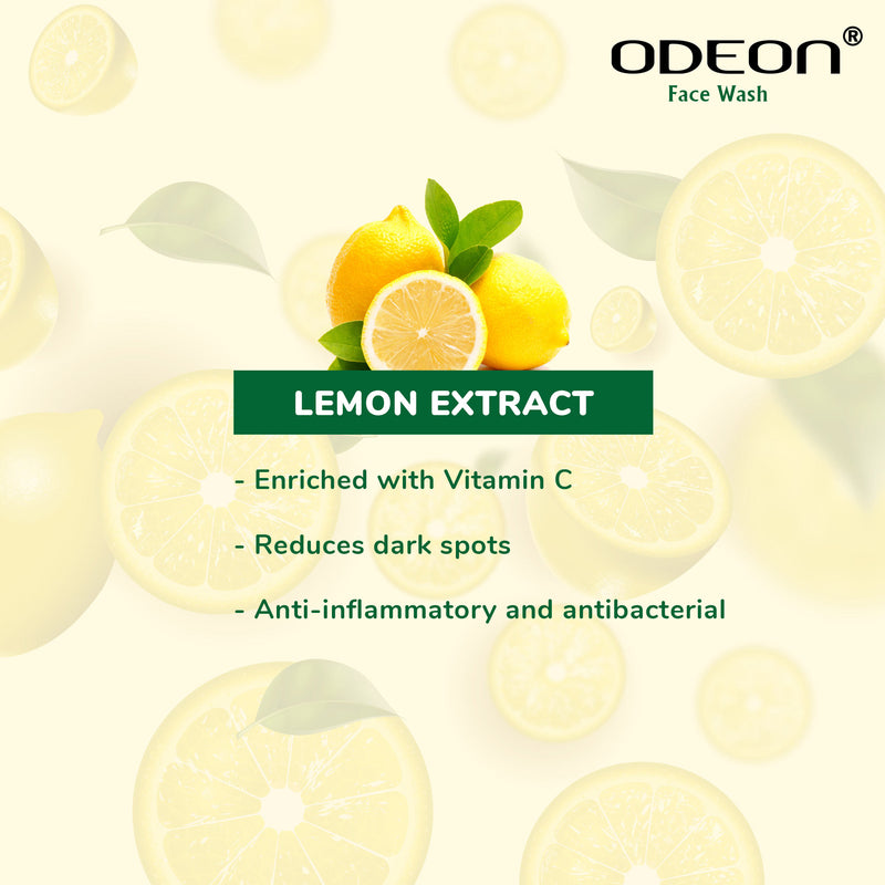 ODEON Lemon FaceWash+ PapayaFaceWash100ml (Combo 50ml each)
