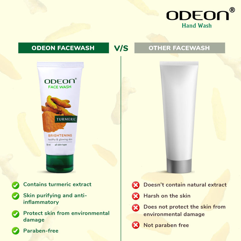 ODEON Face Wash with Turmeric Extract 100ml
